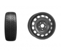 roata golf octavia leon iarna Roata completa VW Golf 5, Skoda Octavia 2, Seat Leon janta otel ALCAR 9165 6x15 + anvelopa Iarna Sailun IceBlazer Alpine+ 195/65R15 91T